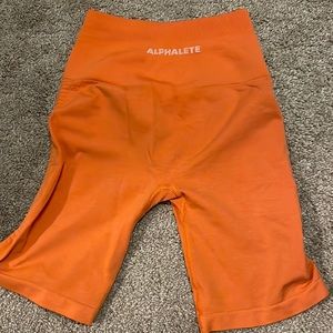 Alphalete Orange Shorts